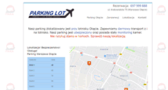 Desktop Screenshot of parkinglot.pl